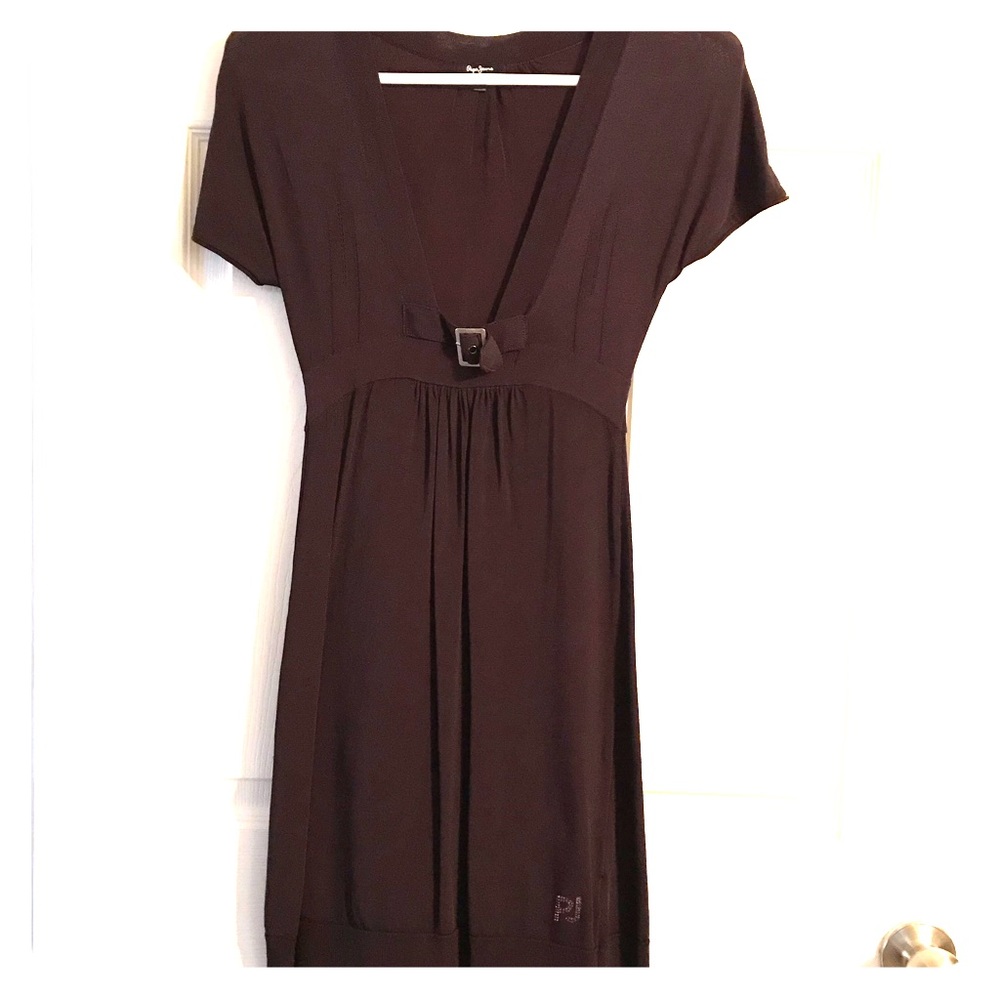 Dark purple dress
